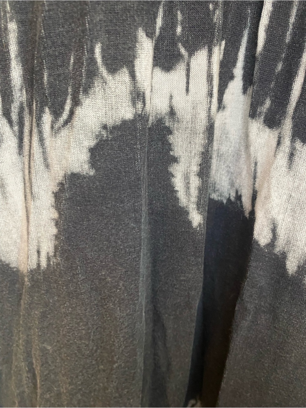 ellos size 4x Black & White Tie-Dye Maxi Dress adjustable spaghetti straps - Picture 6 of 11